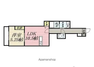 ベストプレイスⅠ【102号室】の間取り