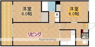 コーポ中央林間【2階】の間取り