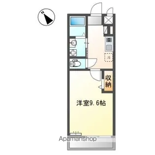仮称)佐野町アパート【206号室】の間取り