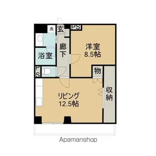 グレース川口【4階】の間取り