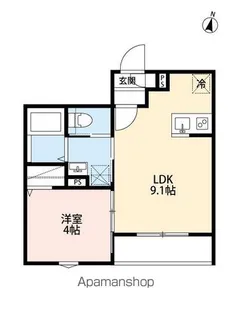 RH CHIBA【1階】の間取り