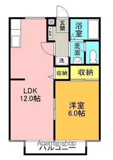 東第10コーポ【1階】の間取り
