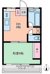 清水マンション【302号室】の間取り
