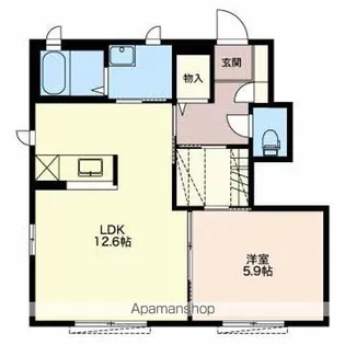 コンフォートヴィラ【1階】の間取り