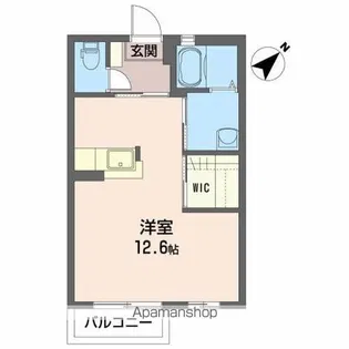 ディ・ハール【1階】の間取り