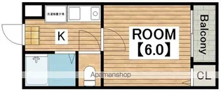 すばる三恵【506号室】の間取り
