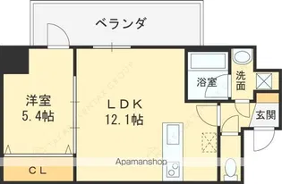 喜里川町マンション(仮称)【202号室】の間取り
