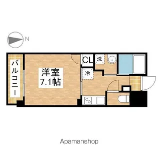 KマンションつるまいⅡ【2階】の間取り