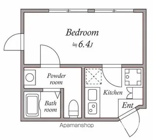 アルカディア柏【1階】の間取り