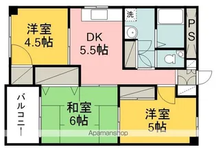 オックスフォードサーカス椿【306号室】の間取り