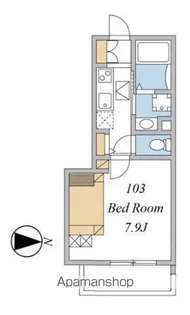 ウィンドテラス柏【1階】の間取り