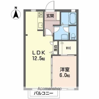 レガロ・K A棟【202号室】の間取り