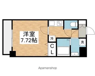 プレイズシード瑞穂通【8階】の間取り