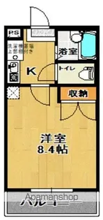 福島県郡山市田村町徳定字下河原【アパート】の間取り