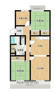 北柏ライフタウン5−1−3【2階】の間取り