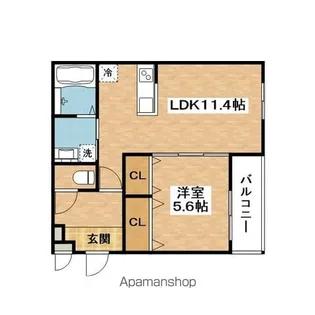 フジパレスSAKURA【2階】の間取り