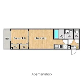 ジーメゾン福生加美平【3階】の間取り
