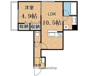 D−ROOM・M【2階】の間取り