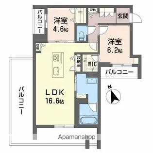 リオリエント岐阜STA.【2階】の間取り