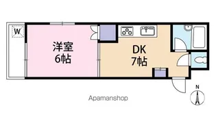 メゾンクボタ【2階】の間取り