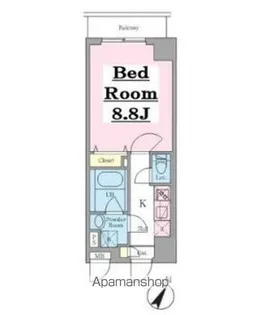 GRAN REST文京茗荷谷【1階】の間取り