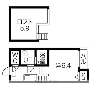 パルティーレ【102号室号室】の間取り