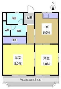 トラストマンション【1階】の間取り