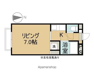 レジデンスKURASAWA【2階】の間取り