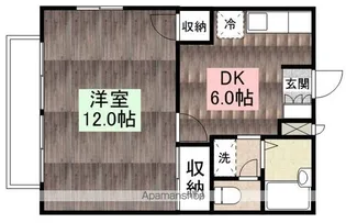 ウエストメゾン【1階】の間取り