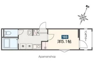 MELDIA京成小岩【1階】の間取り