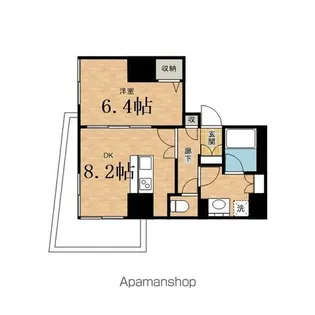 シャーメゾンステージ日野【407号室号室】の間取り