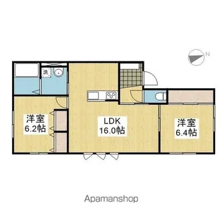 MKO中須賀D棟【.102号室】の間取り