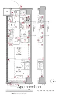 クレイシアIDZ幡ヶ谷【6階】の間取り