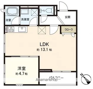 古江樂舎【1階】の間取り