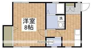 トワール東堀【202号室】の間取り