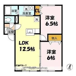 ウィルモアライフ【1階】の間取り