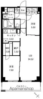 ザ・ケンジントン・レジデンスときわ台【1階】の間取り