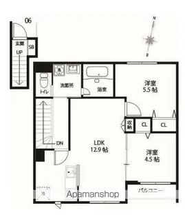 あおばの杜【2階】の間取り