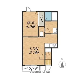 E−STYLE Ⅰ【2階】の間取り