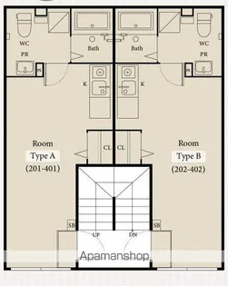 J−ARC早稲田【2階】の間取り