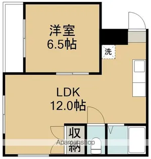 中倉麻布マンション【4階】の間取り