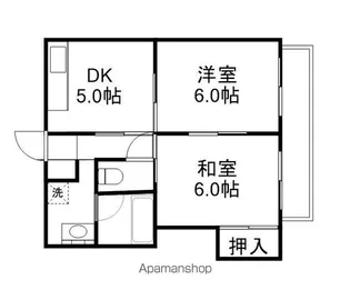 アビタ武蔵野【2階】の間取り