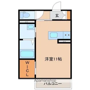 (仮)渡橋シャーメゾン【1階】の間取り