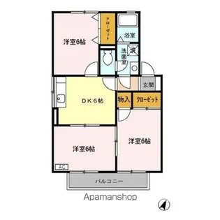 フォーシーズン A【2階】の間取り