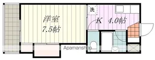 デコール余戸【508号室】の間取り