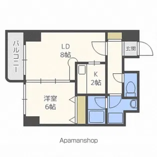 ブリッジひばりが丘【2階】の間取り