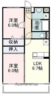 セイントファミーユ【2階】の間取り