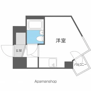 クリオ円山公園壱番館【208号室】の間取り