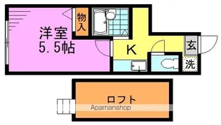 グランパレス杉並【1階】の間取り
