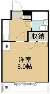 イーグルハイツ宮千代【4階】の間取り